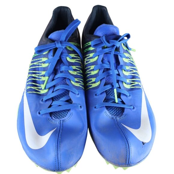 Nike Other - Nike Zoom Rival S Men’s 11.5 Track Spikes Blue Volt 629226-413 Flywire Shoes
